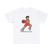 In the Heat of the Basketball Game Unisex Heavy Cotton T-Shirt Small