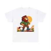 Legendary Brave Lion Unisex Heavy Cotton T-Shirt Large