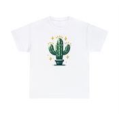 Radiant Cactus Unisex Heavy Cotton T-Shirt Small