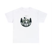 Camping Retreat Unisex Heavy Cotton T-Shirt Large