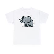 Jolly Dance of the Little Elephant Unisex Heavy Cotton T-Shirt Small