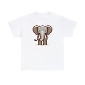 Gentle Giant Elephant Unisex Heavy Cotton T-Shirt X-Large