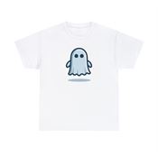 Floating Ghost Unisex Heavy Cotton T-Shirt Small