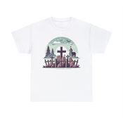 Peaceful Rest in the Graveyard Unisex Heavy Cotton T-Shirt Small