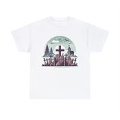 Peaceful Rest in the Graveyard Unisex Heavy Cotton T-Shirt Large