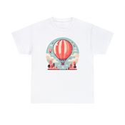 Hot Air Balloon Ascension Unisex Heavy Cotton T-Shirt Large