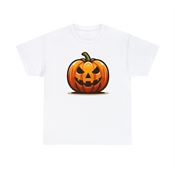 Grinning Guardian of Halloween Jack-o’-lantern Unisex Heavy Cotton T-Shirt Small