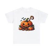 Sinister Jack-o’-lantern Unisex Heavy Cotton T-Shirt Medium