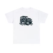 Rugged Off-Road Vehicle Unisex Heavy Cotton T-Shirt Small