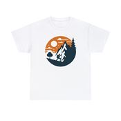 Journey to the Peaks When Mountain Climbing Unisex Heavy Cotton T-Shirt Small