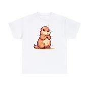 Delightful Prairie Dog Unisex Heavy Cotton T-Shirt Medium