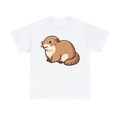 Cheerful Prairie Dog Unisex Heavy Cotton T-Shirt Small