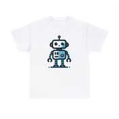 Friendly Robot Unisex Heavy Cotton T-Shirt Large