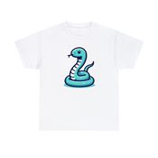 Silly Snake Unisex Heavy Cotton T-Shirt Large