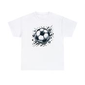 Super Soccer Ball Unisex Heavy Cotton T-Shirt Large