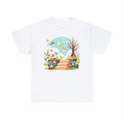 Happy Spring Day Unisex Heavy Cotton T-Shirt Large