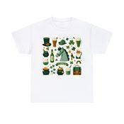 Festive St. Patrick’s Day Celebration Unisex Heavy Cotton T-Shirt Small