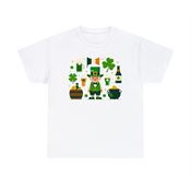 St. Patrick’s Day Festivities Unisex Heavy Cotton T-Shirt Medium