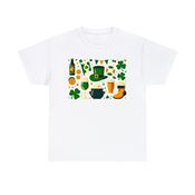 St. Patrick’s Day Merriment Unisex Heavy Cotton T-Shirt Small