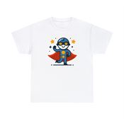 Cosmic Super Hero Unisex Heavy Cotton T-Shirt Small