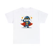 Cosmic Super Hero Unisex Heavy Cotton T-Shirt Large