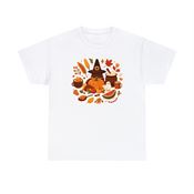 Thanksgiving Harvest with Watermelon Surprise  Unisex Heavy Cotton T-Shirt Small