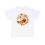 Bountiful Thanksgiving Harvest  Unisex Heavy Cotton T-Shirt Large