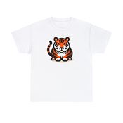 Crouching Tiger Unisex Heavy Cotton T-Shirt Large