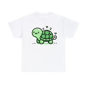 Happy Turtle Unisex Heavy Cotton T-Shirt Large