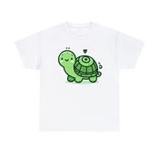 Glad Turtle Unisex Heavy Cotton T-Shirt Small