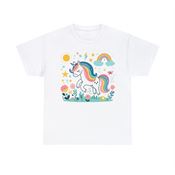 Unicorn Land Unisex Heavy Cotton T-Shirt Small