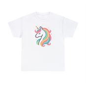 Unicorn Unisex Heavy Cotton T-Shirt Large