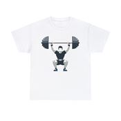 Weight Lifter Unisex Heavy Cotton T-Shirt Small