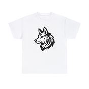 Majestic Wolf Unisex Heavy Cotton T-Shirt Small