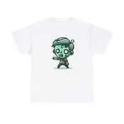 Little Zombie Unisex Heavy Cotton T-Shirt Large