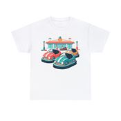 Day at the Bumper Cars Unisex Heavy Cotton T-Shirt Small