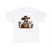 Lone Cowboy Unisex Heavy Cotton T-Shirt Large