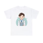 Doctor Unisex Heavy Cotton T-Shirt Large