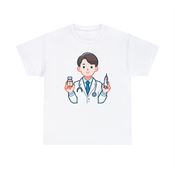 Doctor Ready to Administer Care Unisex Heavy Cotton T-Shirt Small