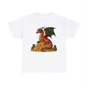 Dragon’s Treasure Trove Unisex Heavy Cotton T-Shirt X-Large