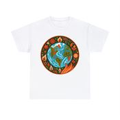 Earth Elemental Dance of Earth and Fire Unisex Heavy Cotton T-Shirt Large