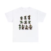 Enchanting World of Little Green Goblins Unisex Heavy Cotton T-Shirt Large