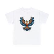 Mythical Phoenix Wings Unisex Heavy Cotton T-Shirt Medium