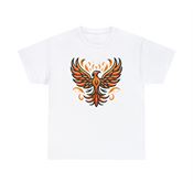 Phoenix Wings Rising Unisex Heavy Cotton T-Shirt Small