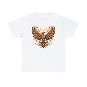 Phoenix Wings Rising Unisex Heavy Cotton T-Shirt X-Large