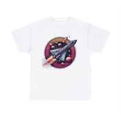 Starship Journey Beyond the Stars Unisex Heavy Cotton T-Shirt Large