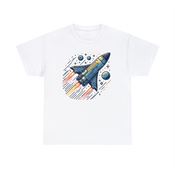Starship Journey Unisex Heavy Cotton T-Shirt Medium
