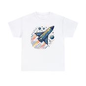 Starship Journey Unisex Heavy Cotton T-Shirt Large