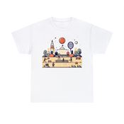 Tennis at the Park Unisex Heavy Cotton T-Shirt Small