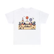 Tennis at the Park Unisex Heavy Cotton T-Shirt Large